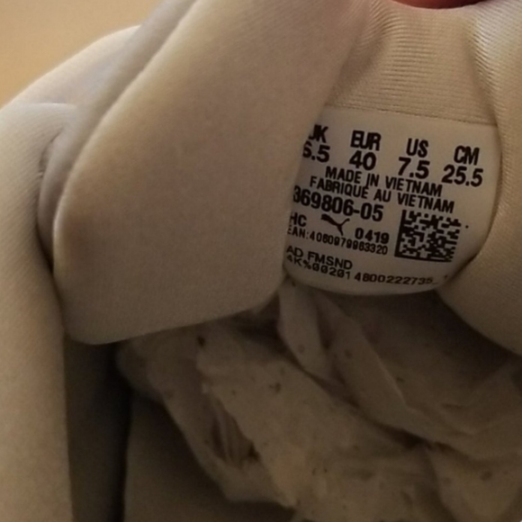 Puma Cell Endura Rebound Sneakers White Size 7.5 - Picture 5 of 7